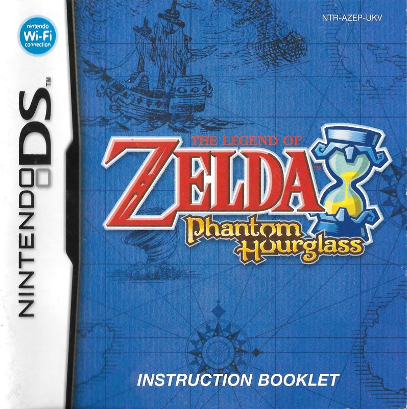Manual for The Legend of Zelda: Phantom Hourglass (Nintendo DS): Front