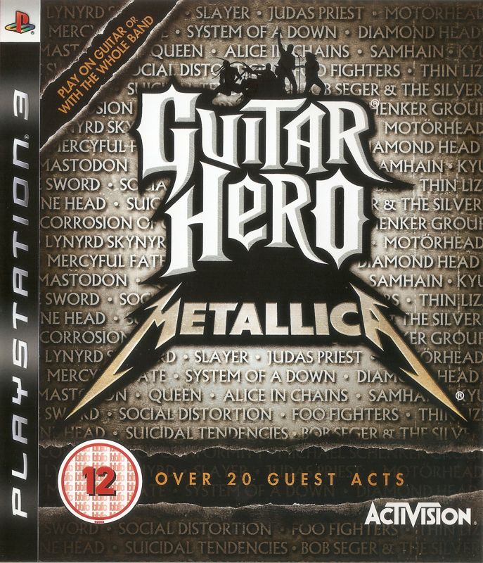 Front Cover for Guitar Hero: Metallica (PlayStation 3)