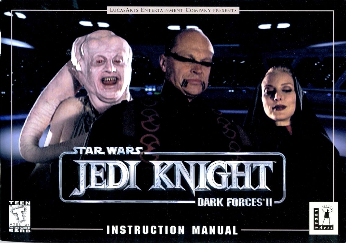 Manual for Star Wars: Jedi Knight - Dark Forces II (Windows): Front