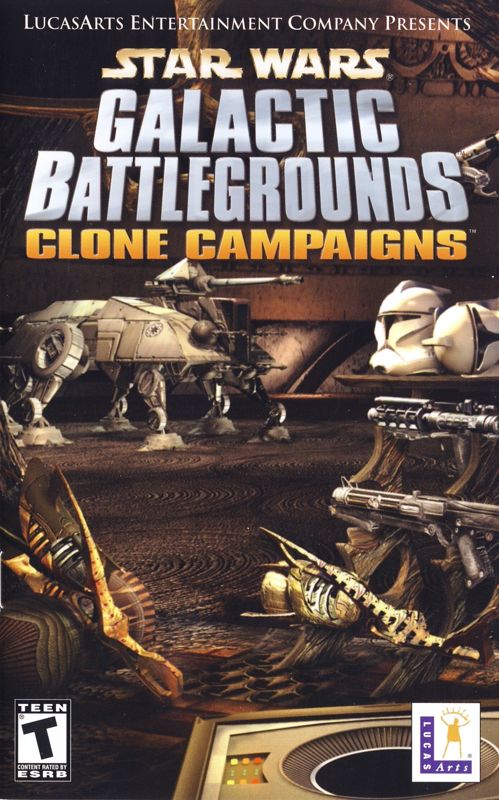 Manual for Star Wars: Galactic Battlegrounds - Clone Campaigns (Windows): Front
