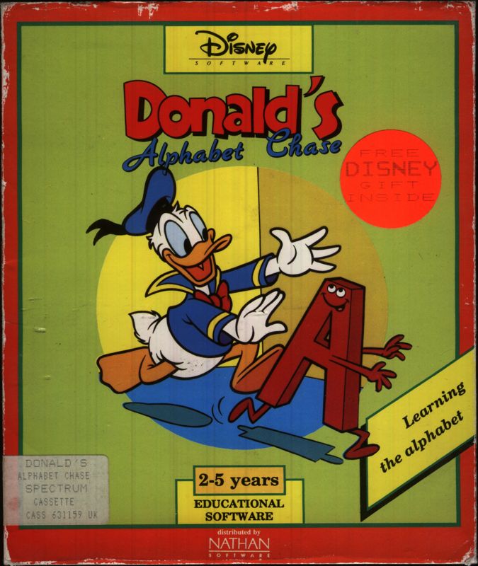ディズニーワールド Donald's Alphabet Chase cover or packaging material - MobyGames