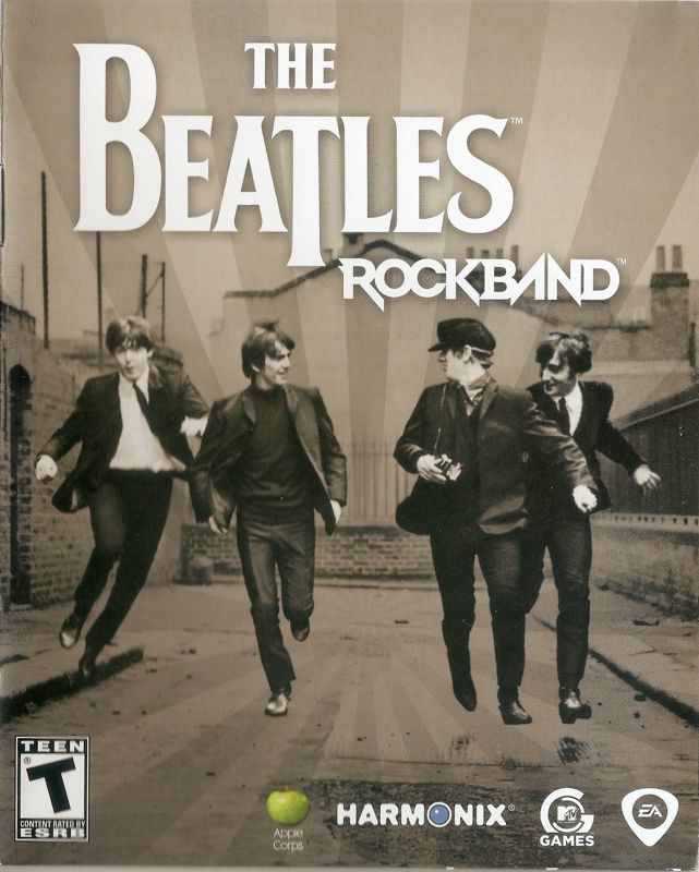 Manual for The Beatles: Rock Band (PlayStation 3): Front