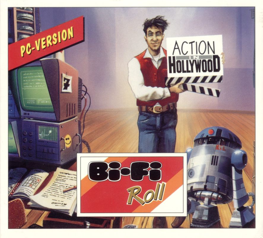 Front Cover for Bi-Fi Roll: Action in Hollywood (DOS) (Digipak)