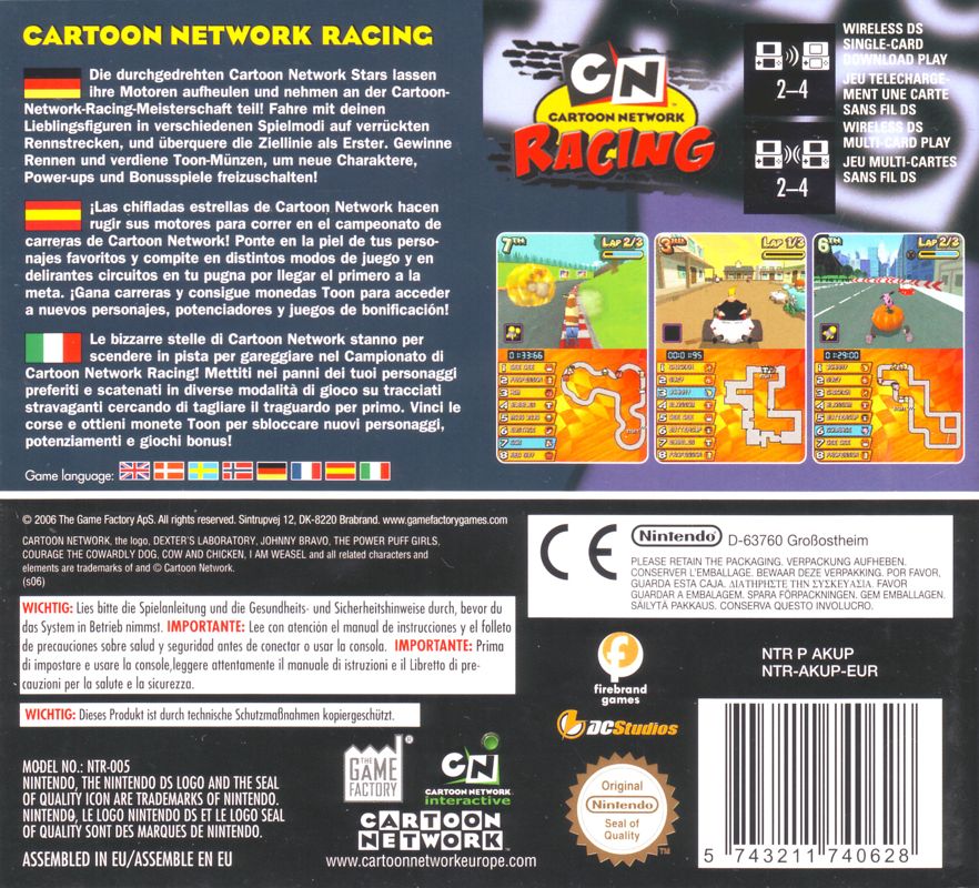 Cartoon Network Racing para Nintendo DS (2006)