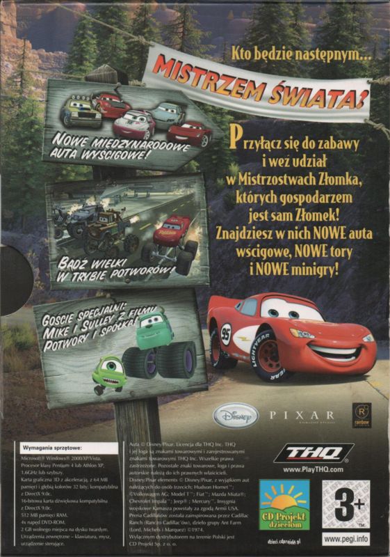 Disney•Pixar Cars 2 cover or packaging material - MobyGames