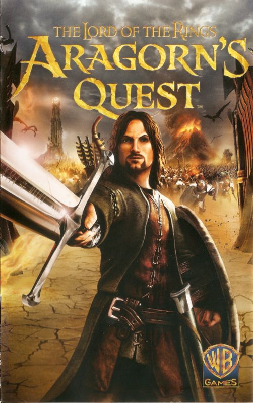 Manual for The Lord of the Rings: Aragorn's Quest (PlayStation 2): Front