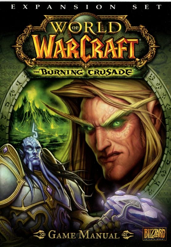 Manual for World of WarCraft: The Burning Crusade (Collector's Edition) (Macintosh and Windows): Front