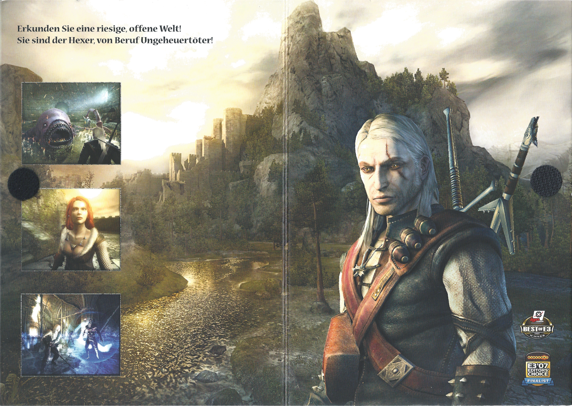 Inside Cover for The Witcher (Windows): Full