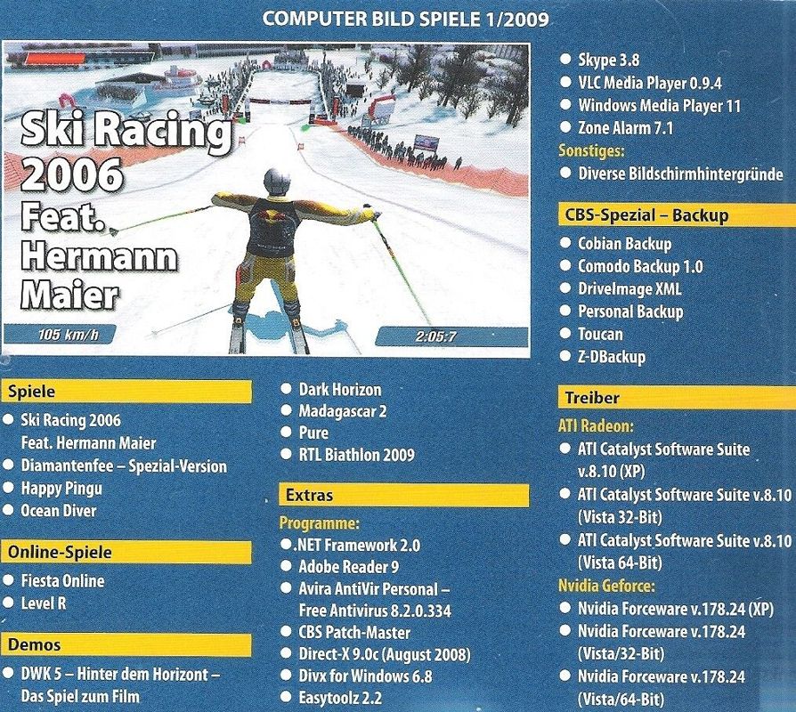 Back Cover for Ice Pingu (Windows) (Computer Bild Spiele, 01/2009)