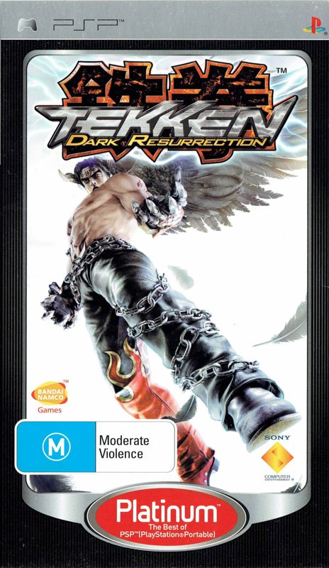 Front Cover for Tekken: Dark Resurrection (PSP) (Platinum release)