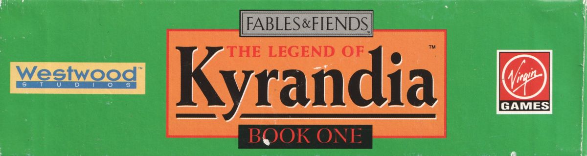 Spine/Sides for Fables & Fiends: The Legend of Kyrandia - Book One (DOS): Bottom