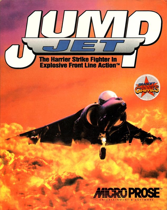 Front Cover for Jump Jet (DOS)