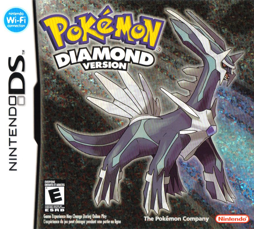 Pokémon Diamond Version cover or packaging material - MobyGames
