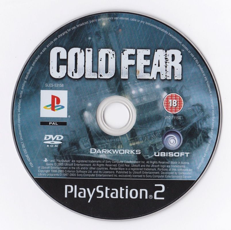 Media for Cold Fear (PlayStation 2)