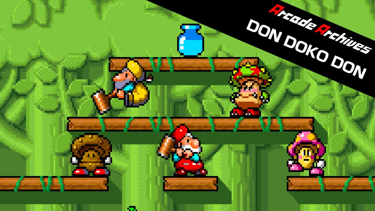 Front Cover for Don Doko Don (Nintendo Switch) (download release)