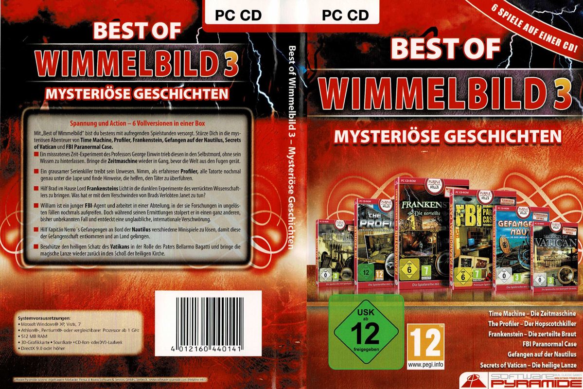Full Cover for Best of Wimmelbild 3: Mysteriöse Geschichten (Windows) (Software Pyramide release)
