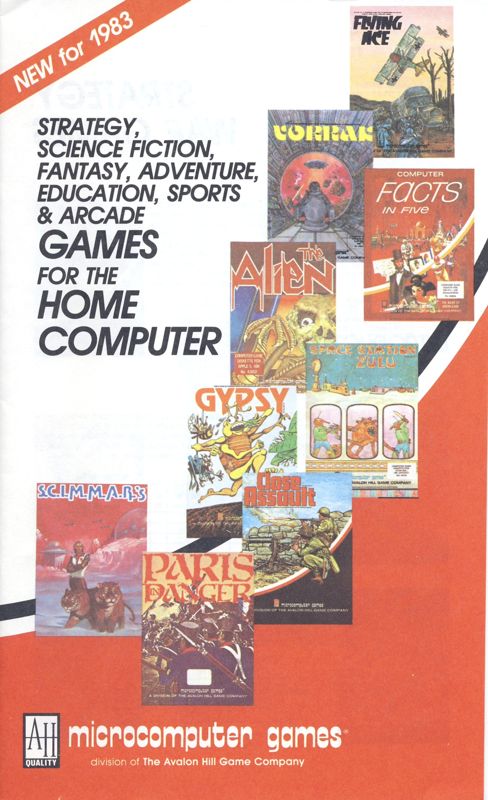 Advertisement for Andromeda Conquest (Apple II): Catalog - Front