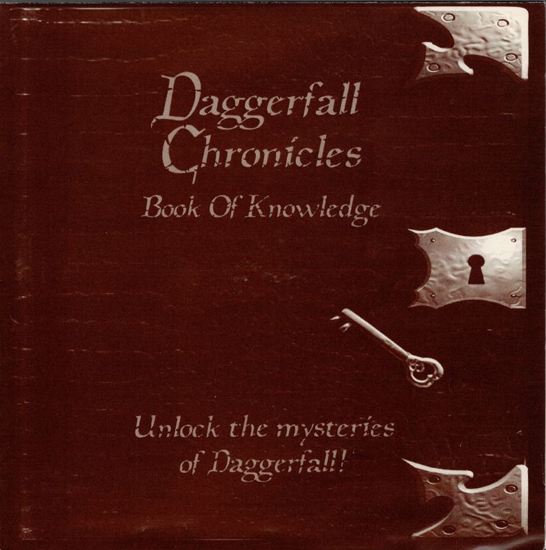 Other for The Elder Scrolls: Chapter II - Daggerfall (DOS) (CompUSA Special Edition): Hint sheet - Front