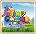 Front Cover for Tiny Games: Knights & Dragons (Nintendo 3DS) (download release)