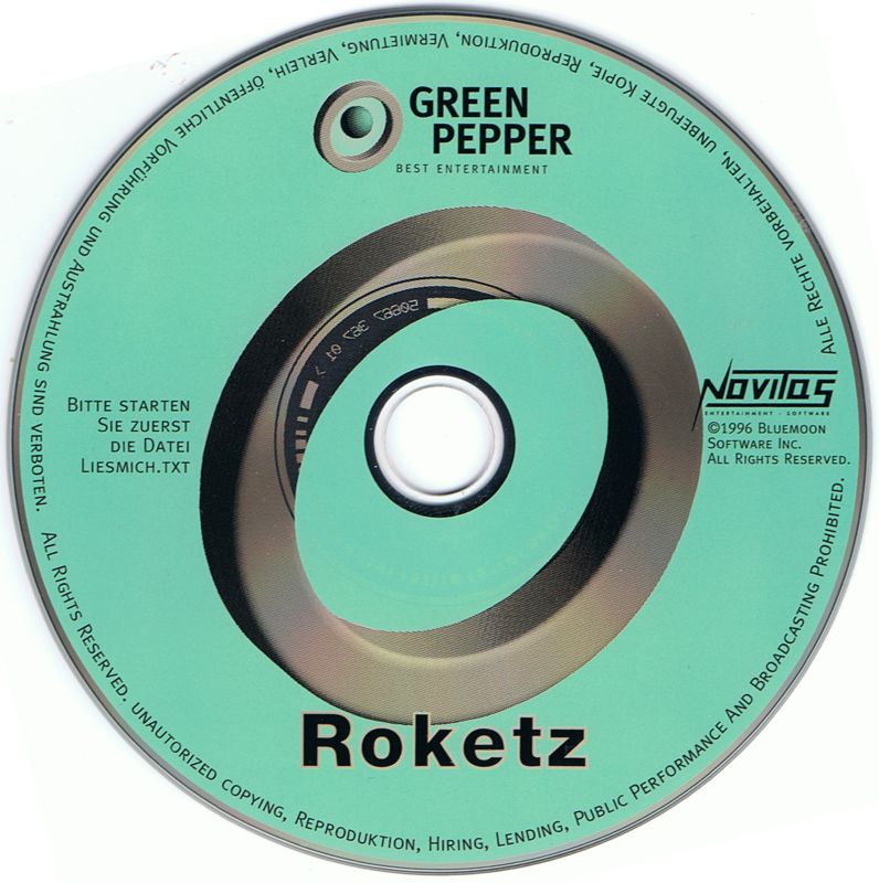 Media for Roketz (DOS) (Green Pepper release)