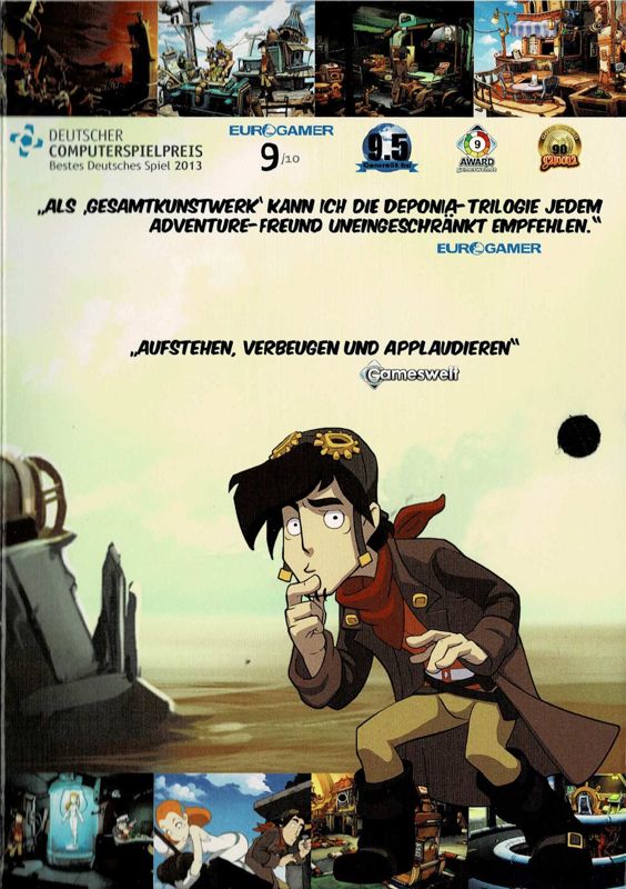 Inside Cover for Deponia: The Complete Journey (Macintosh and Windows): Right