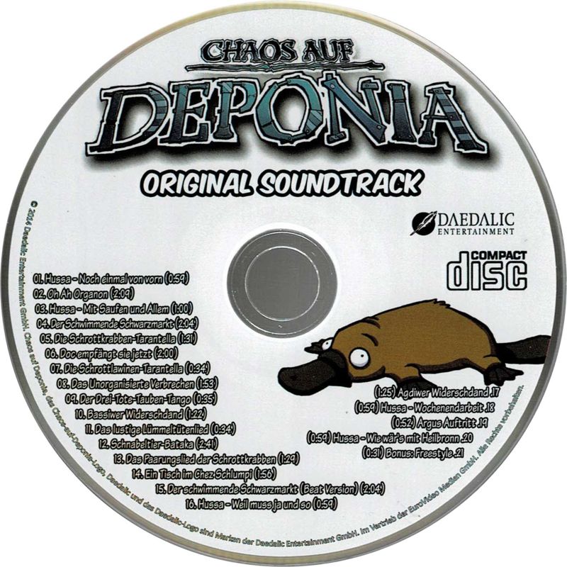 Soundtrack for Deponia: The Complete Journey (Macintosh and Windows): Disc 2