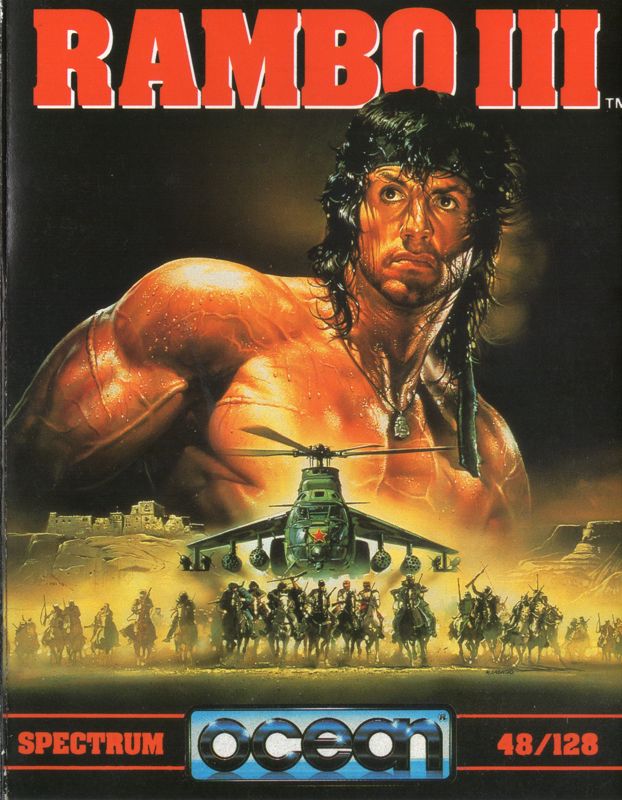 Front Cover for Rambo III (ZX Spectrum)