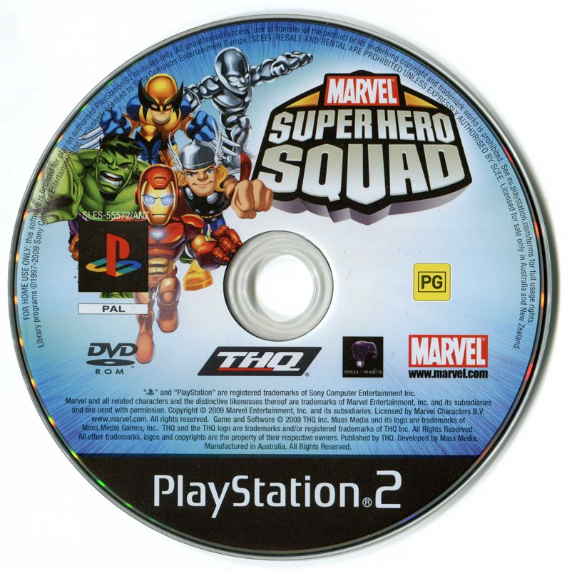 Media for Marvel Super Hero Squad (PlayStation 2)