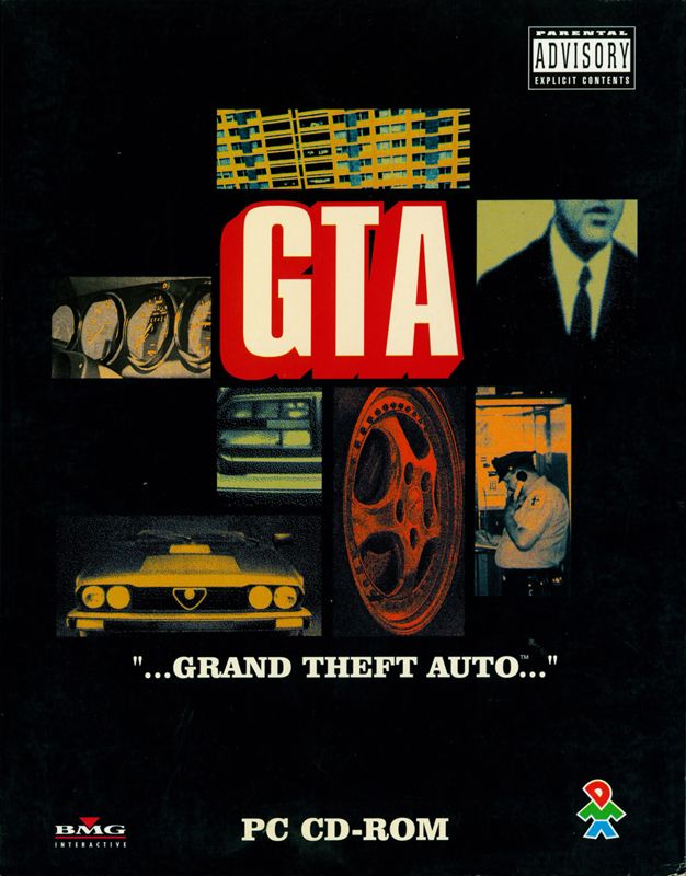 Front Cover for Grand Theft Auto (DOS and Windows) (Take2 Release)