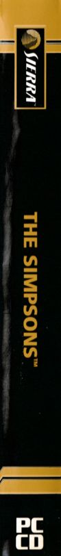 Spine/Sides for The Simpsons: Hit & Run (Windows) (BestSeller Series release)