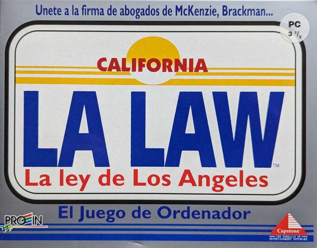 Front Cover for LA Law: The Computer Game (DOS)