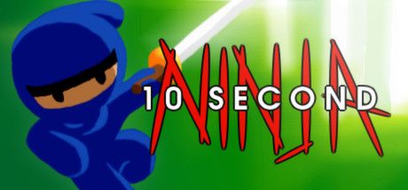 Front Cover for 10 Second Ninja (Macintosh and Windows) (Steam release)