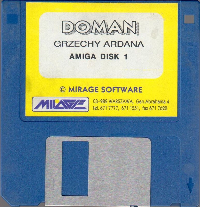 Media for Doman: Grzechy Ardana (Amiga)