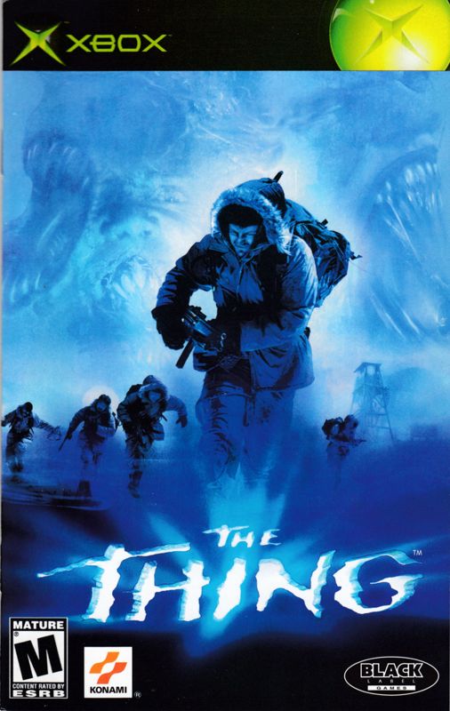 Manual for The Thing (Xbox): Front