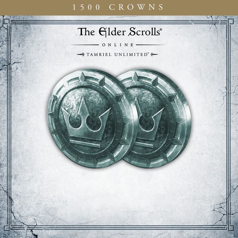 Front Cover for The Elder Scrolls Online: Tamriel Unlimited - 1500 Crowns (PlayStation 4) (PSN release)