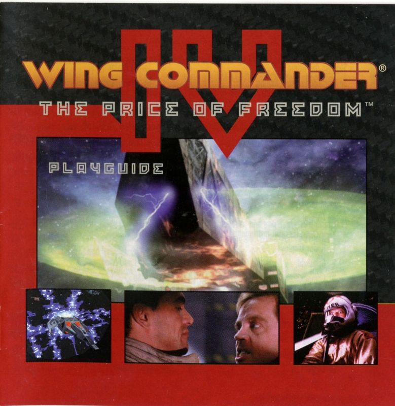 Extras for Wing Commander IV: The Price of Freedom (DOS): Play Guide - Front