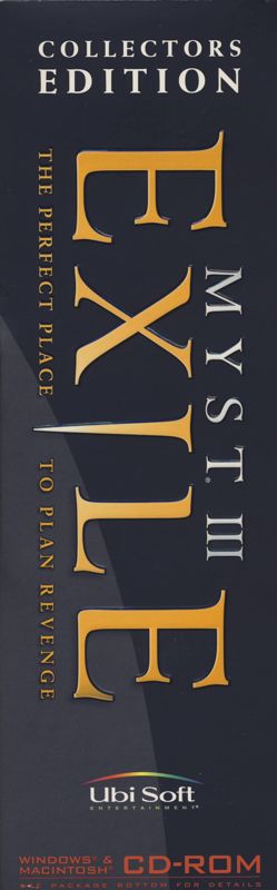 Spine/Sides for Myst III: Exile (Collector's Edition) (Macintosh and Windows): Left