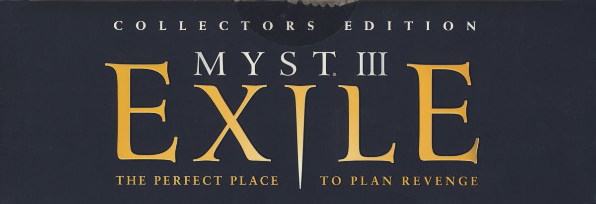 Spine/Sides for Myst III: Exile (Collector's Edition) (Macintosh and Windows): Top
