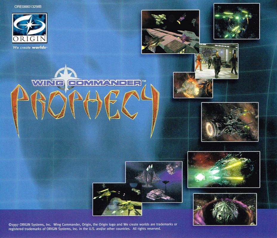 Other for Wing Commander: Prophecy (Windows): Jewel Case - Back