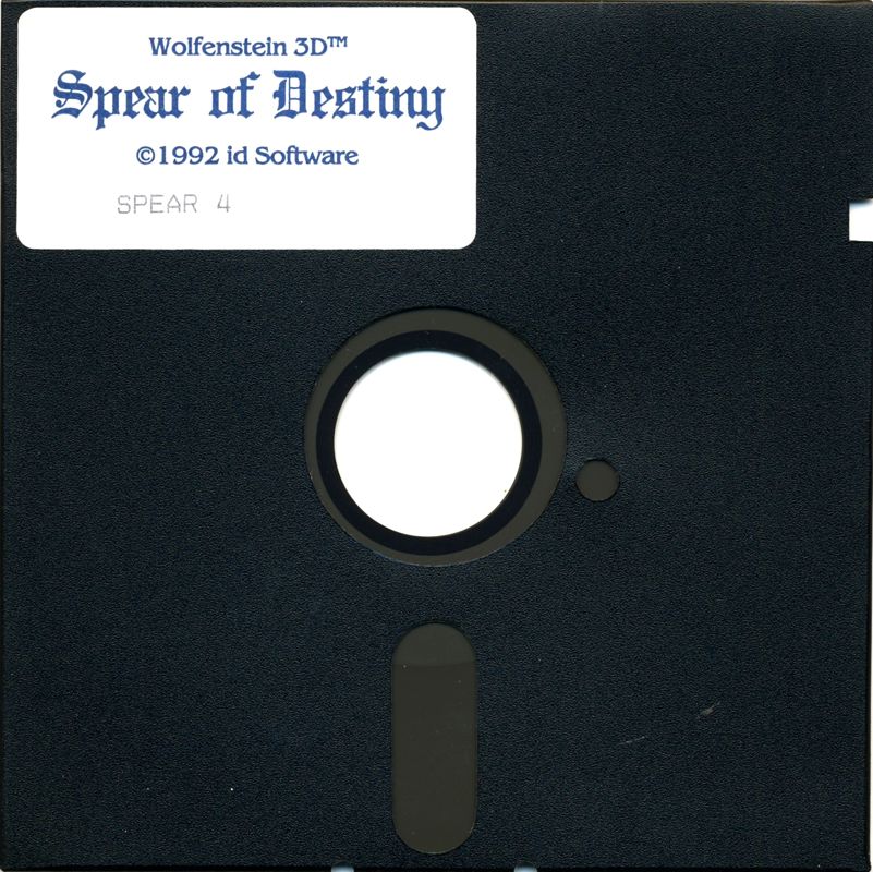 Media for Spear of Destiny (DOS): Disk 4