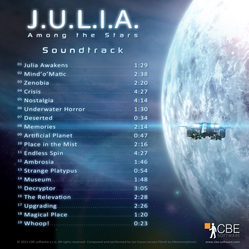 Soundtrack for J.U.L.I.A.: Among the Stars (Linux and Windows) (GOG release)