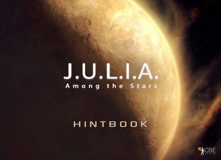 Extras for J.U.L.I.A.: Among the Stars (Linux and Windows) (GOG release): Hintbook - Front