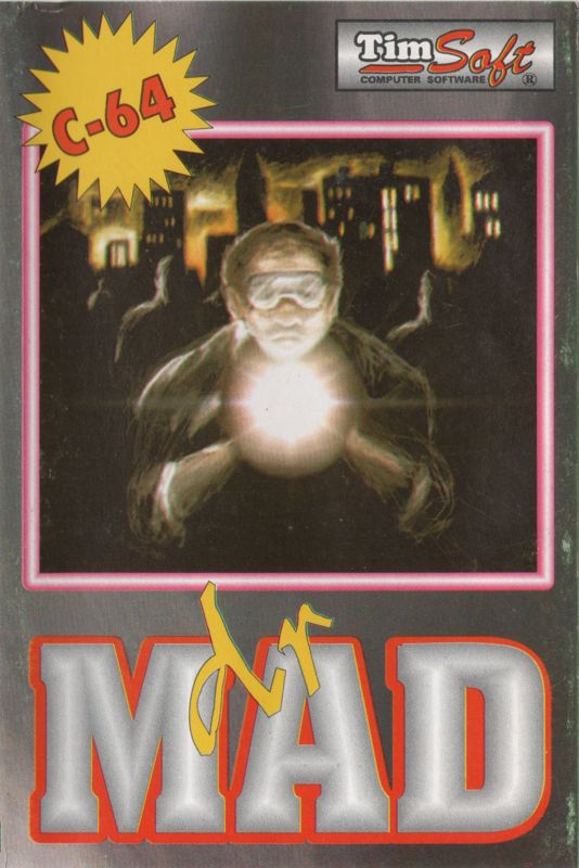 Front Cover for Dr. Mad vs. the Topsy Turvy Moon Men of Mars (Commodore 64)