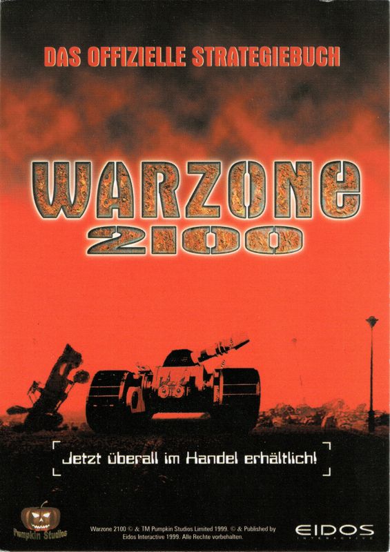 Advertisement for Warzone 2100 (Windows): Strategy Guide - Front