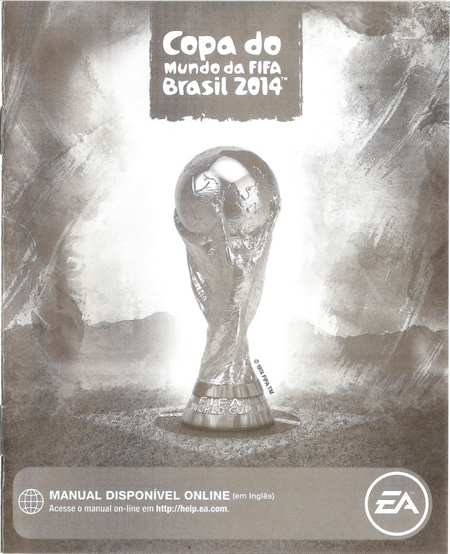 Manual for 2014 FIFA World Cup Brazil (PlayStation 3): Front