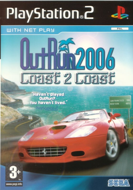 Front Cover for OutRun 2006: Coast 2 Coast (PlayStation 2)