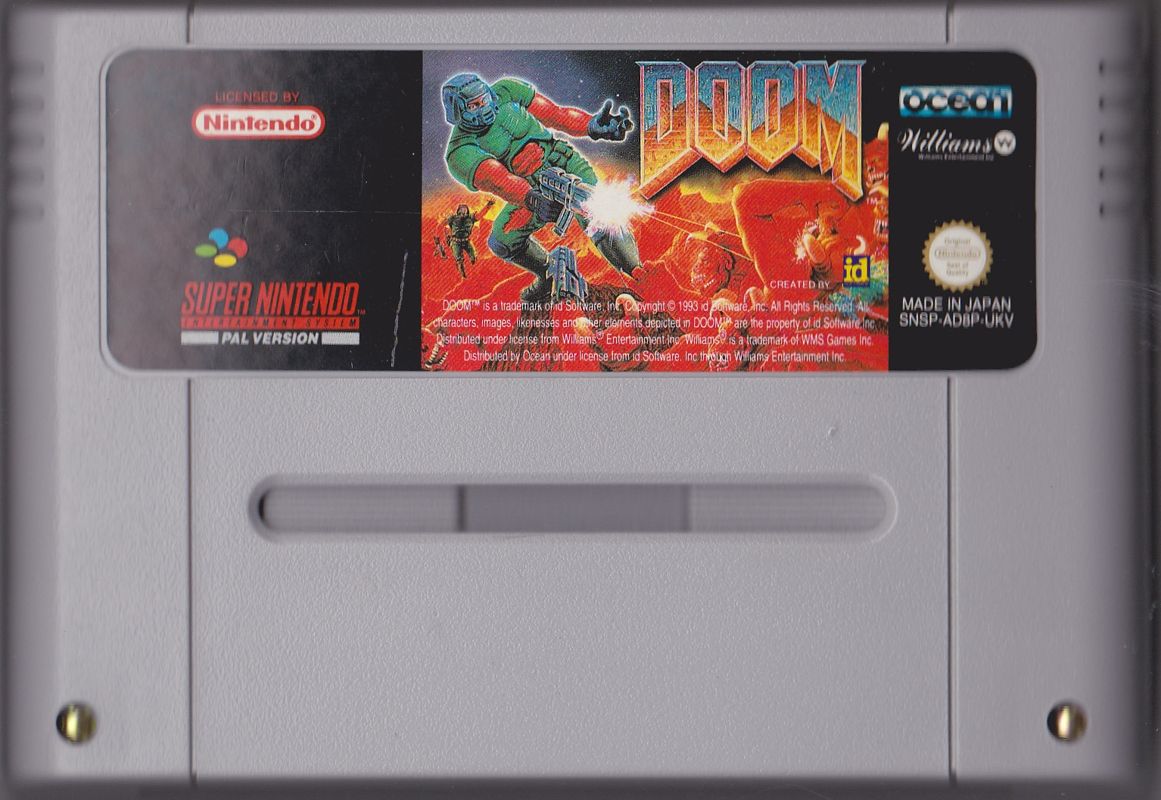 Media for Doom (SNES): Front