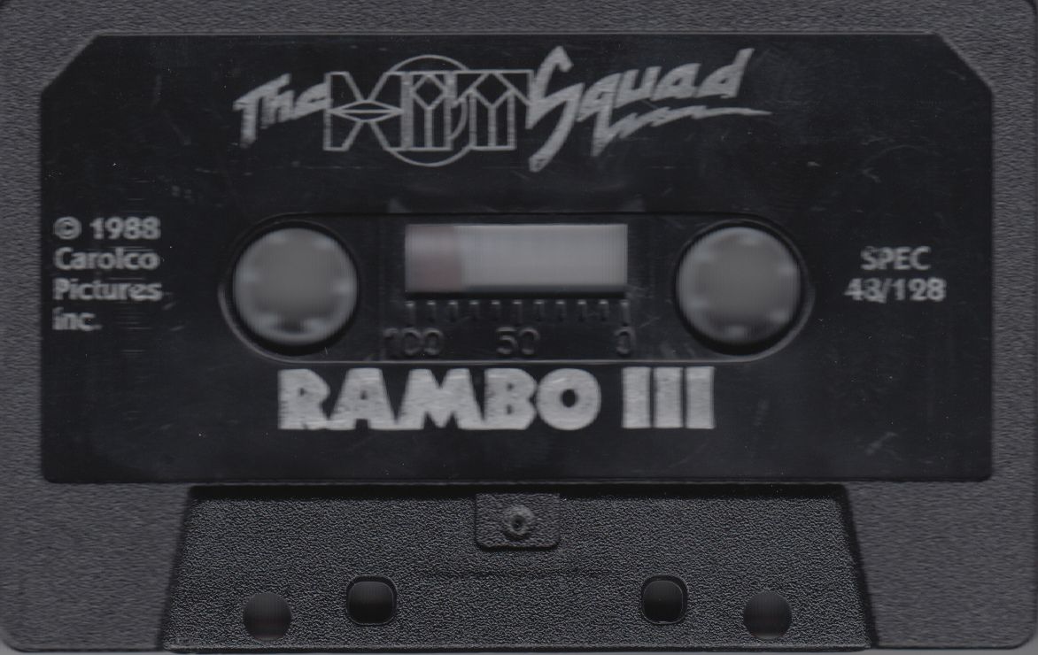 Media for Rambo III (ZX Spectrum) (Budget re-release)