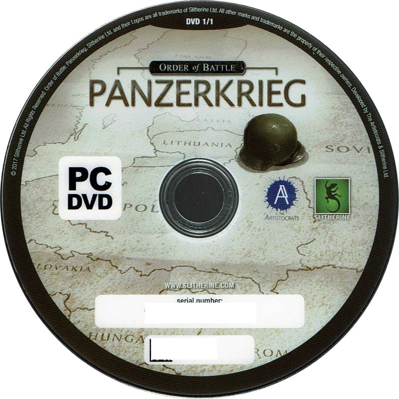 Media for Order of Battle: Panzerkrieg (Windows) (Mail order release)