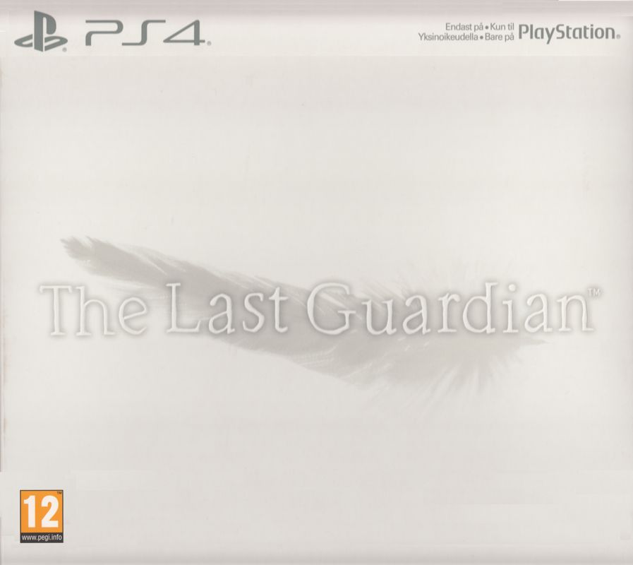 Spine/Sides for The Last Guardian (Collector's Edition) (PlayStation 4): Top